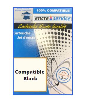 HP 62 BK XL - Cartouche encre HP 62 Bk Compatible